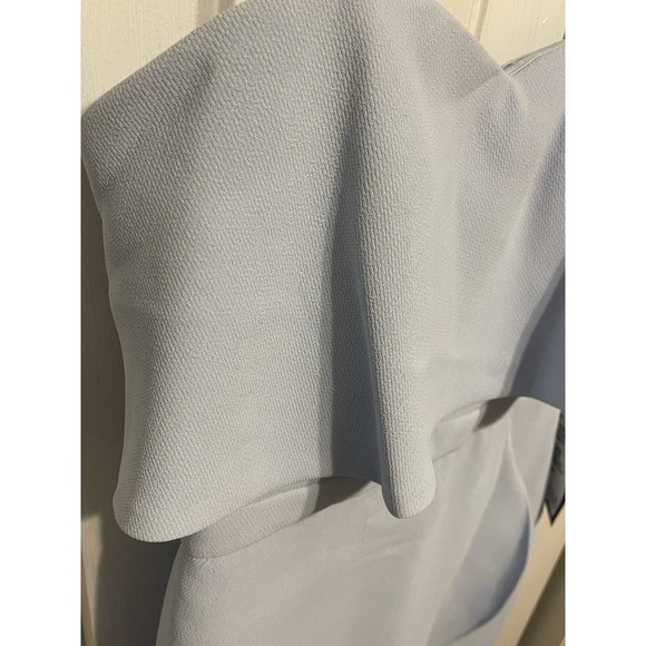 XSCAPE Womens Light Blue Sleeveless Short‎ Party Formal Ballgown Hi-Lo Dress 10 - Picture 4 of 7